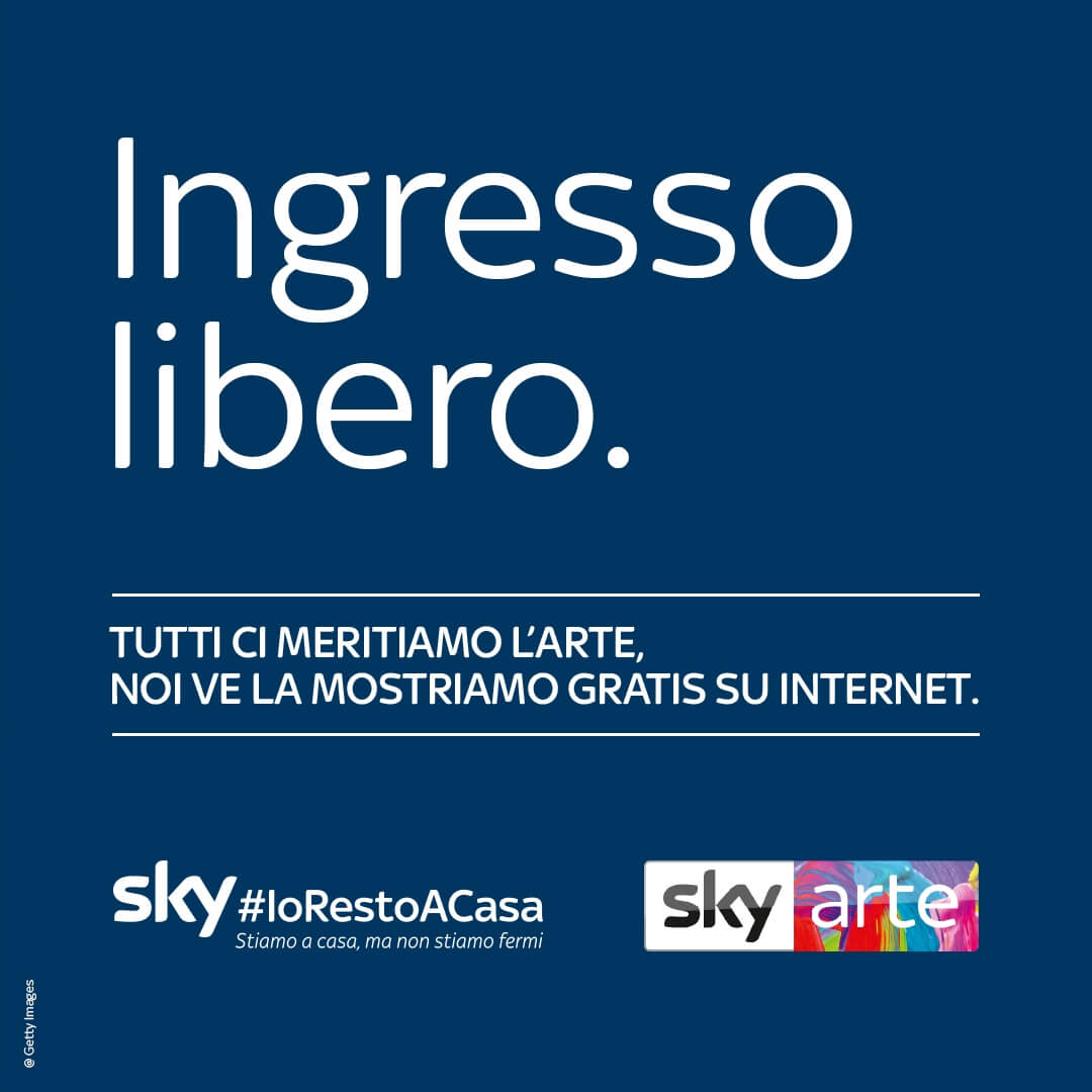 Melismelis firma la nuova campagna di Sky Arte “Ingresso Libero”