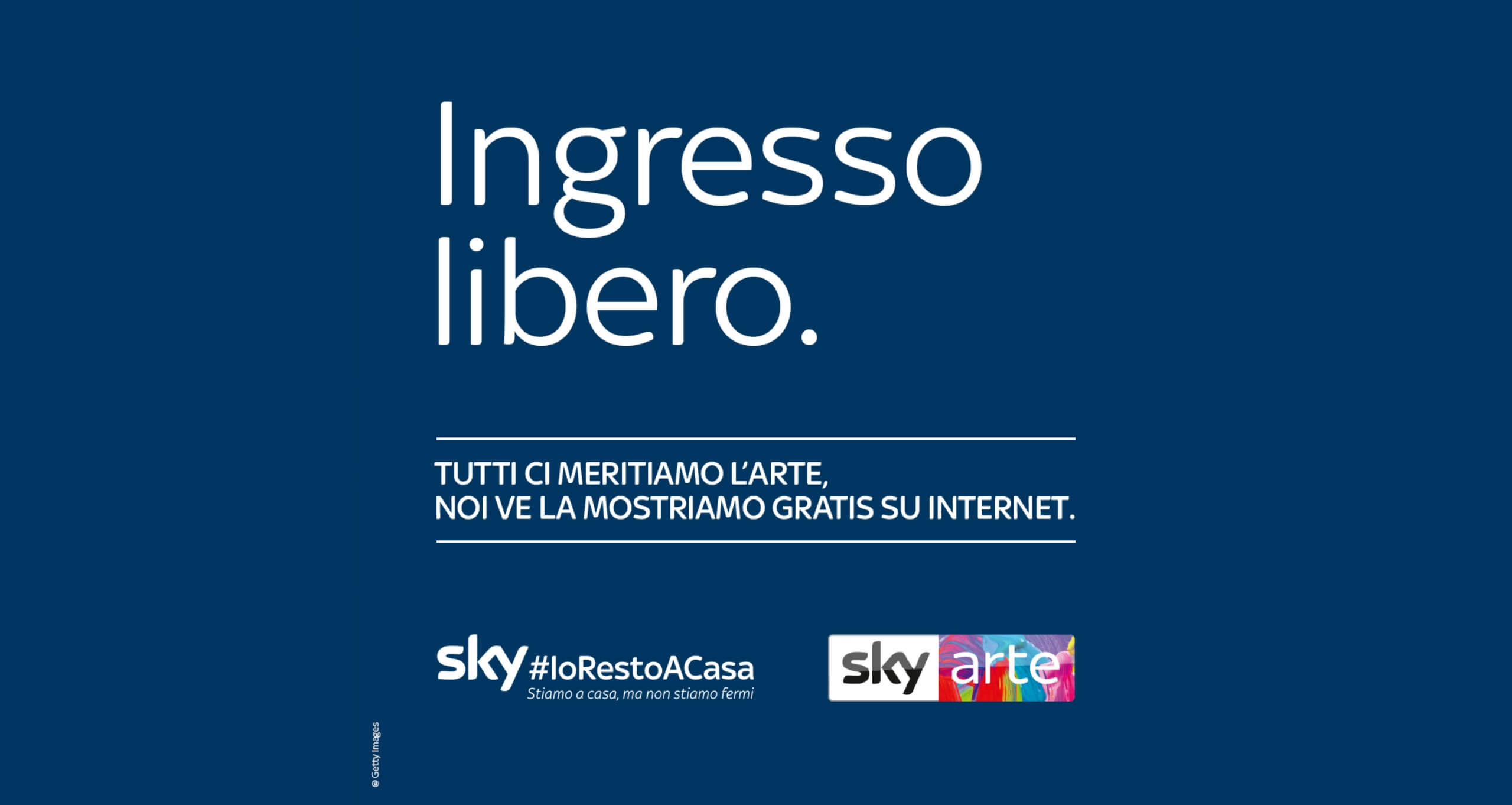Melismelis firma la nuova campagna di Sky Arte “Ingresso Libero”