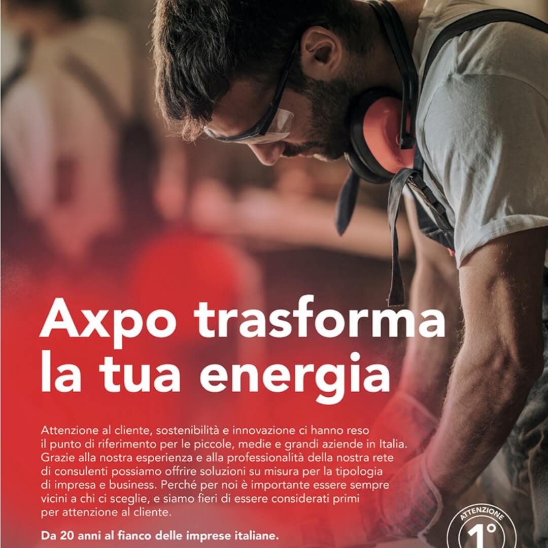 AXPO Italia è ora on air con la nuova campagna multicanale <em>Trasforma la tua energia</em> a firma Melismelis