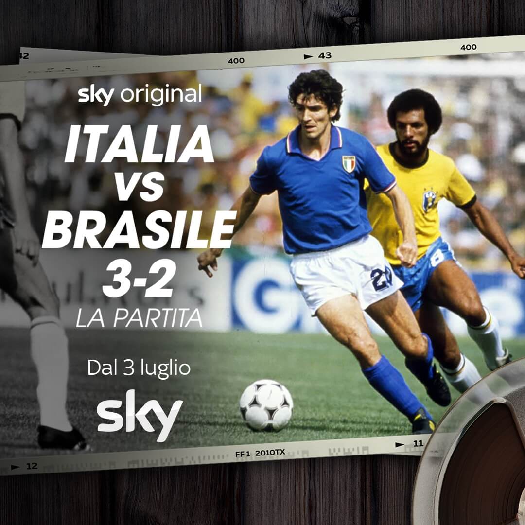 Melismelis scende in campo per la docuserie “Italia VS Brasile 3-2”