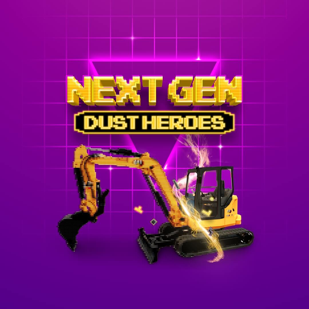 “Next Gen Dust Heroes”: la campagna gaming ideata da Melismelis per il lancio del nuovo miniescavatore Cat<sup>®</sup> 305 Next Gen