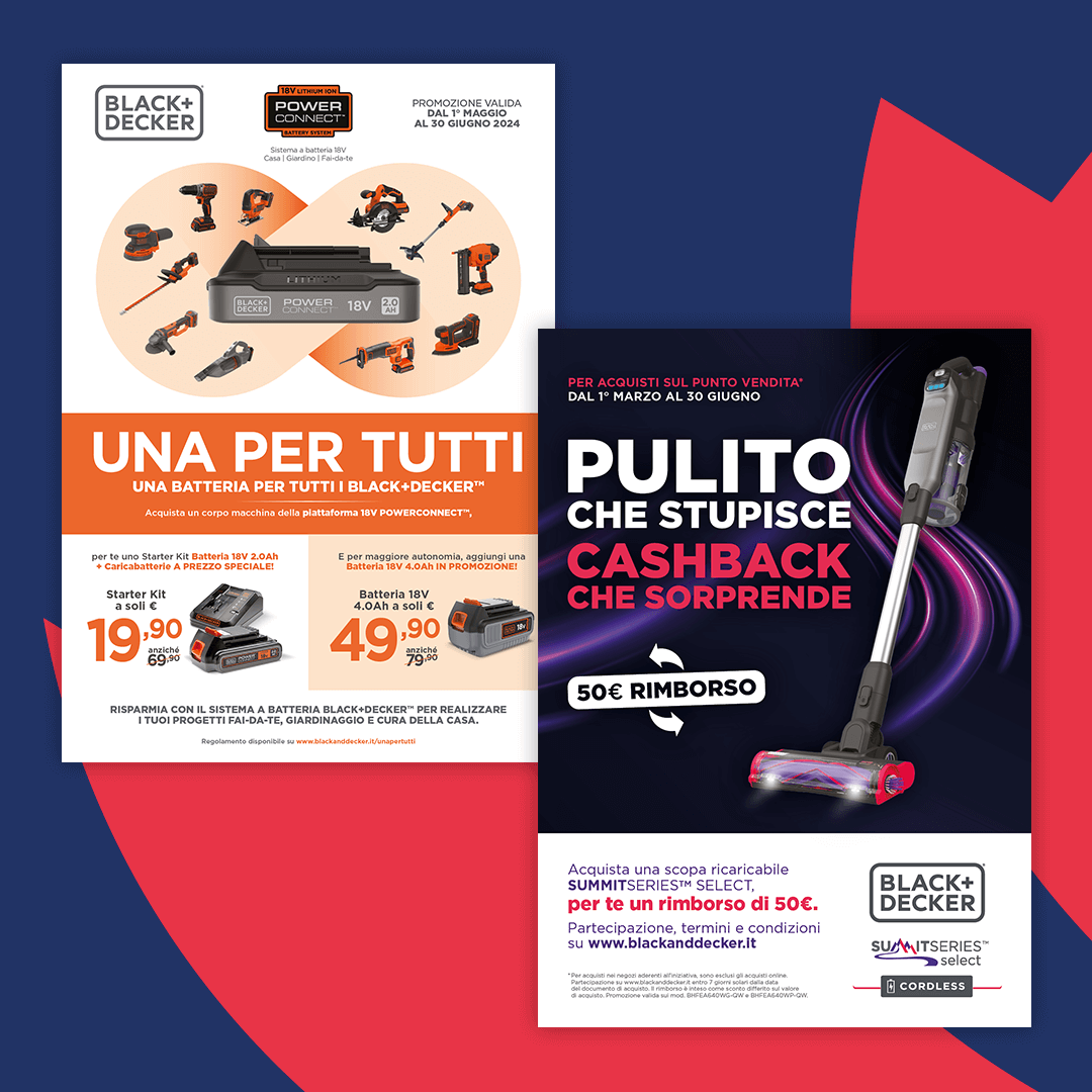 Melismelis per Stanley Black & Decker: campagna di trade marketing per il lancio di BLACK+DECKER SUMMITSERIES SELECT