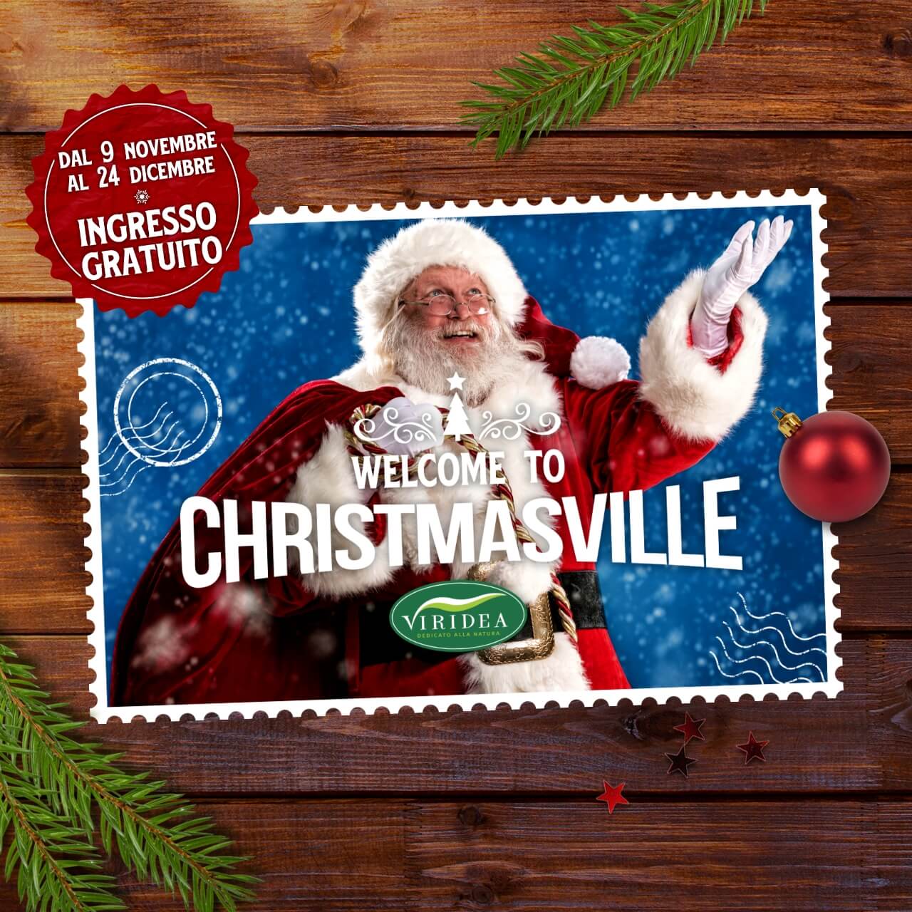 Un villaggio di Natale per far sognare grandi e piccoli.