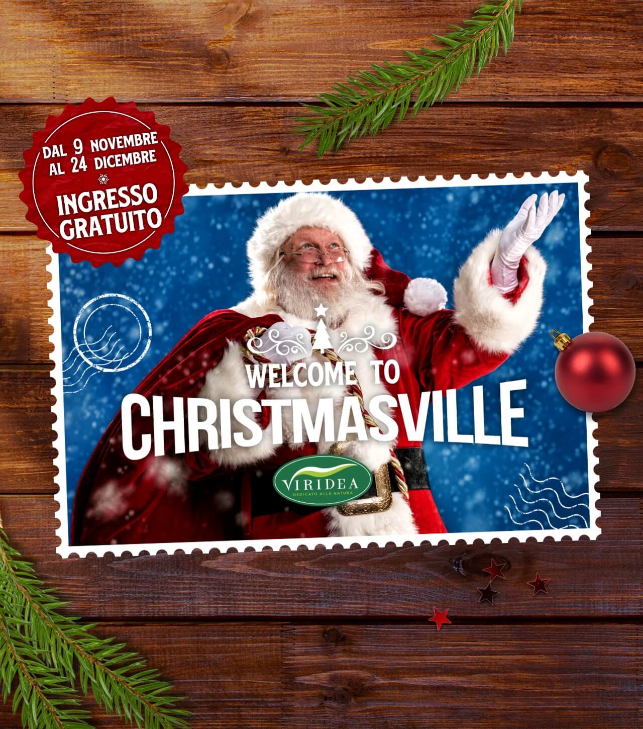 Un villaggio di Natale per far sognare grandi e piccoli.