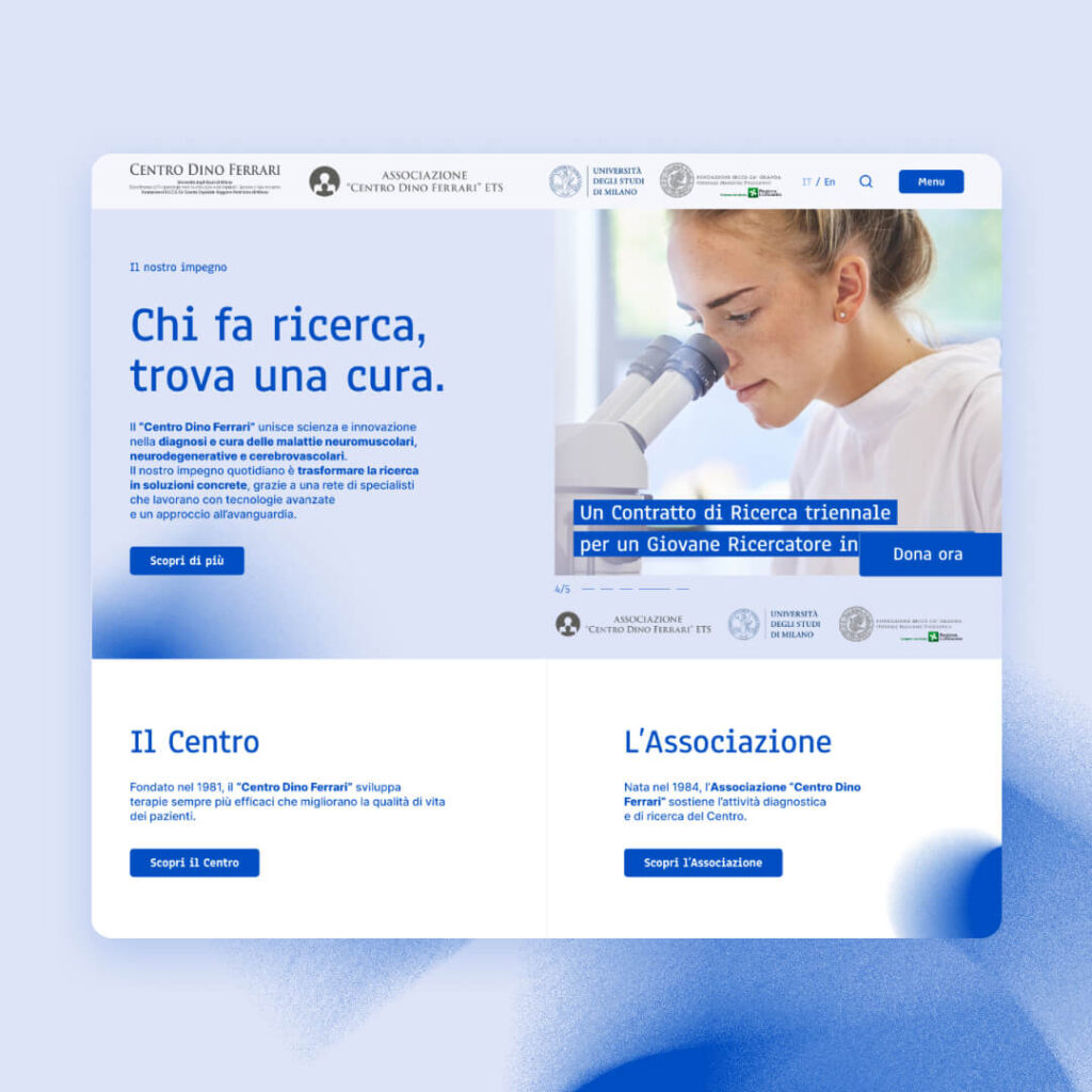 La ricerca trova un nuovo sito web